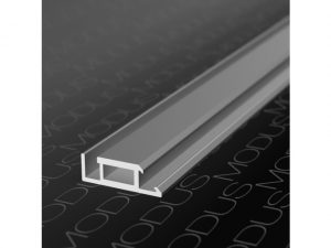Алюминиевый профиль TL 31 для световой полки черный мат A26, 36*12 мм, 45 гр., L-5м с заглуш и кре