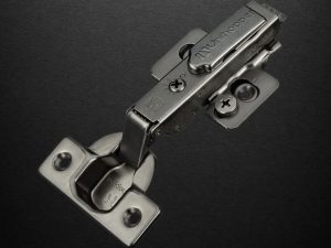 3D UNIHOPPER HUTTON с рег. доводчиком накладная, 45 мм ЧЕРНЫЙ никель с дек.накладкой