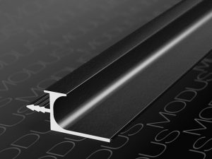 Мебельная ручка врезная алюминий (черный) А26 MODUS TW5 (118) 31 x 19.6 мм ( для 18 плиты ) 5 м