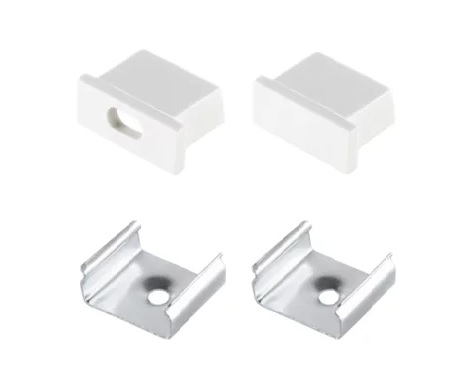 Заглушка для профиля LR39 (с крепежем) Заглушка для профиля LR39 (с крепежем)