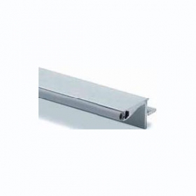 Мебельная ручка врезная алюминий GOLA для верхних баз длина 4,8м серебро