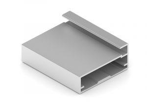 MZ 013 (Серебро матовое A00) Профиль рамочных , 6м
