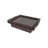Выдвижная корзина мелк.сетка Mebax 600-420 (564х420х140) скрытого монтажа с доводчиком коричневый
