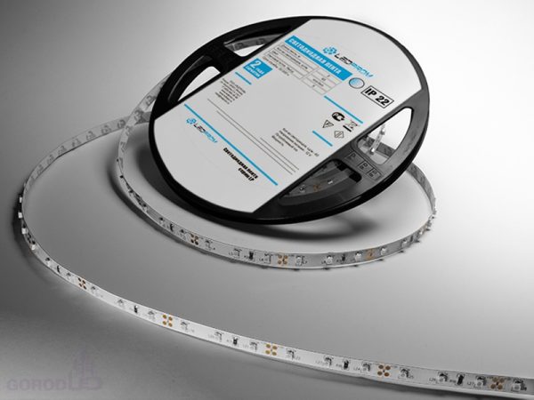 Светодиодная лента LC Premium IP20 2835/60 LED (12 Теплый белый) Wt/m:4,8 (5м)